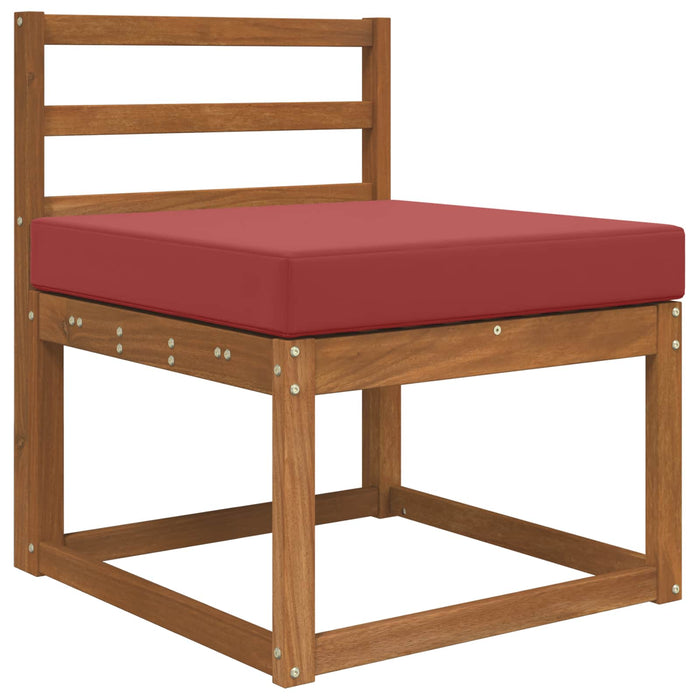 Perna pentru canapea de exterior bordo 60 x 60 x 8 cm Poliester - WALTI WALTI