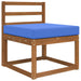 Perna pentru canapea de exterior Albastru regal 60 x 60 x 8 cm - WALTI WALTI