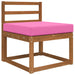 Perna pentru canapea de exterior Roz 60 x 60 x 8 cm Poliester - WALTI WALTI