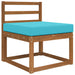Perna pentru canapea de exterior Turcoaz 60 x 60 x 8 cm - WALTI WALTI