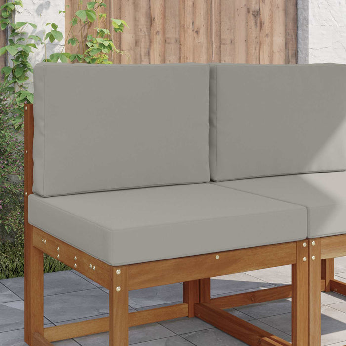 Perna pentru canapea de exterior 2 pcs Gri Poliester - WALTI WALTI