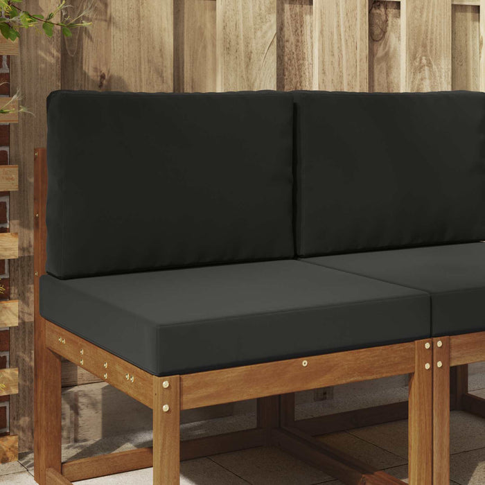 Perna pentru canapea de exterior 2 pcs Negru Poliester - WALTI WALTI