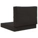 Perna pentru canapea de exterior 2 pcs Negru Poliester - WALTI WALTI