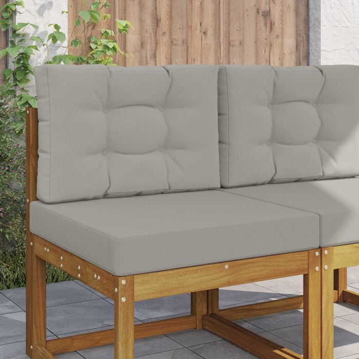 Perna pentru canapea de exterior 2 pcs Gri Poliester - WALTI WALTI