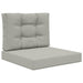 Perna pentru canapea de exterior 2 pcs Gri Poliester - WALTI WALTI