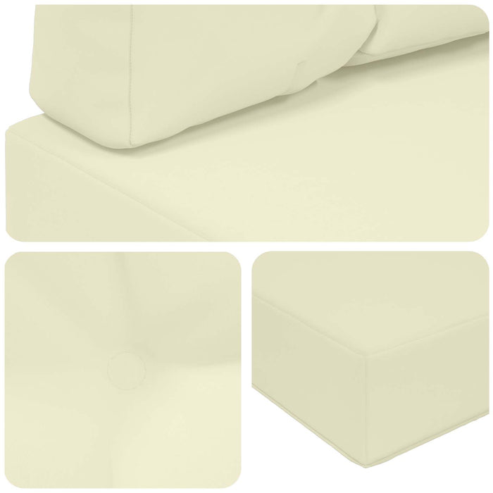 Perna pentru canapea de exterior 2 pcs Crem Poliester - WALTI WALTI