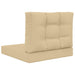 Perna pentru canapea de exterior 2 pcs Bej Poliester - WALTI WALTI