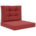 Perna pentru canapea de exterior 2 pcs bordo Poliester - WALTI WALTI
