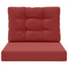 Perna pentru canapea de exterior 2 pcs bordo Poliester - WALTI WALTI
