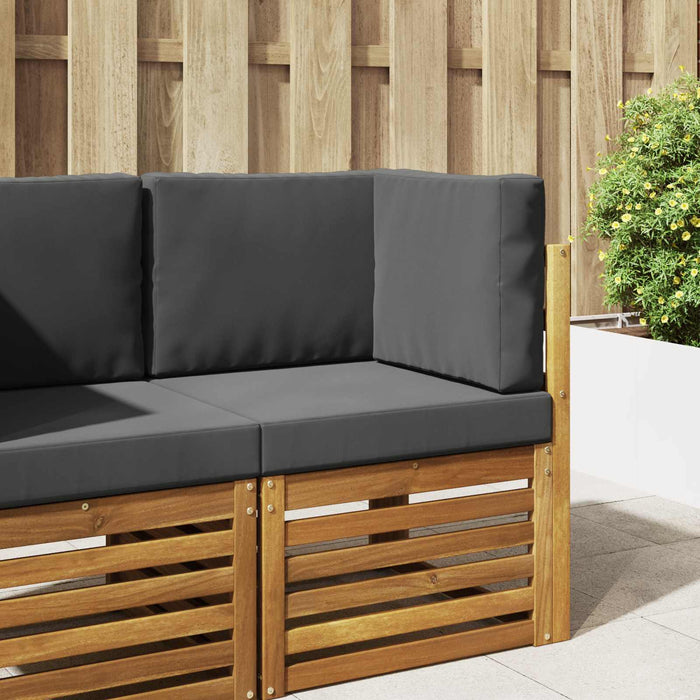 Perna pentru canapea de exterior 3 pcs Antracit Poliester - WALTI WALTI