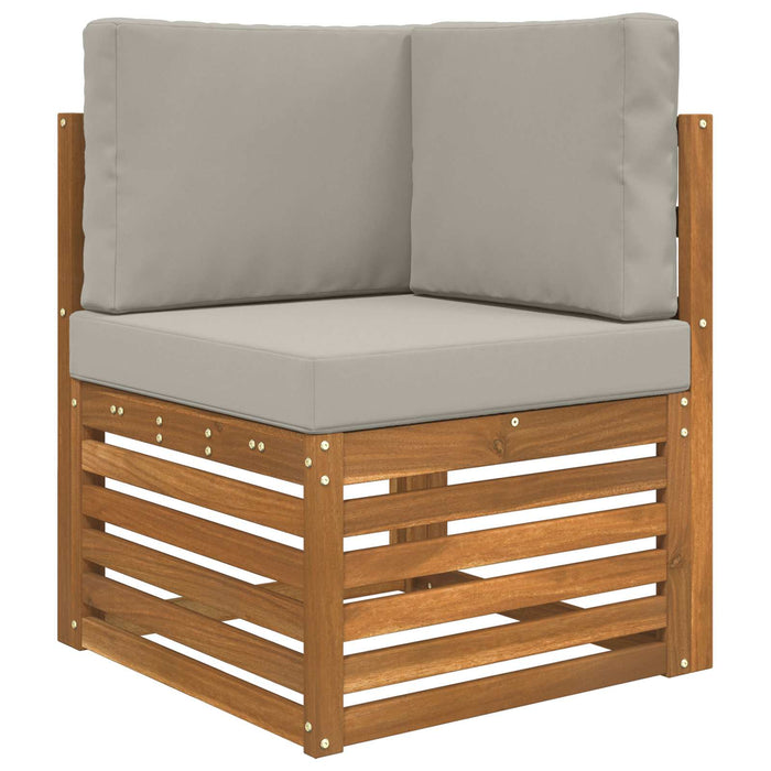 Perna pentru canapea de exterior 3 pcs Gri Poliester - WALTI WALTI