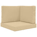 Perna pentru canapea de exterior 3 pcs Bej Poliester - WALTI WALTI