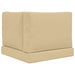 Perna pentru canapea de exterior 3 pcs Bej Poliester - WALTI WALTI