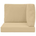 Perna pentru canapea de exterior 3 pcs Bej Poliester - WALTI WALTI
