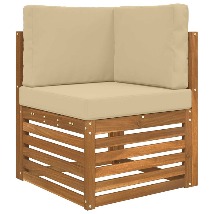Perna pentru canapea de exterior 3 pcs Bej Poliester - WALTI WALTI