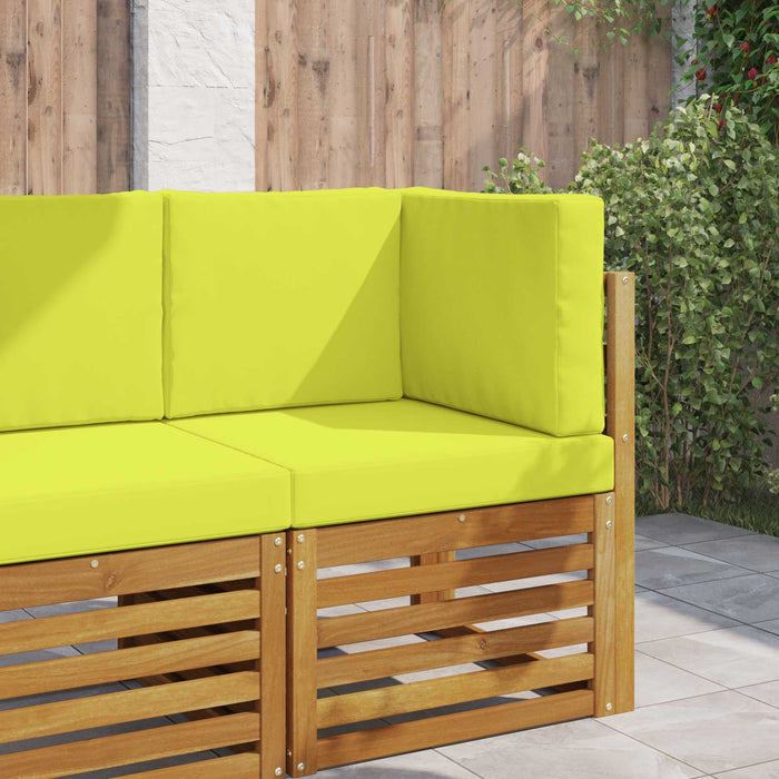 Perna pentru canapea de exterior 3 pcs Verde Poliester - WALTI WALTI