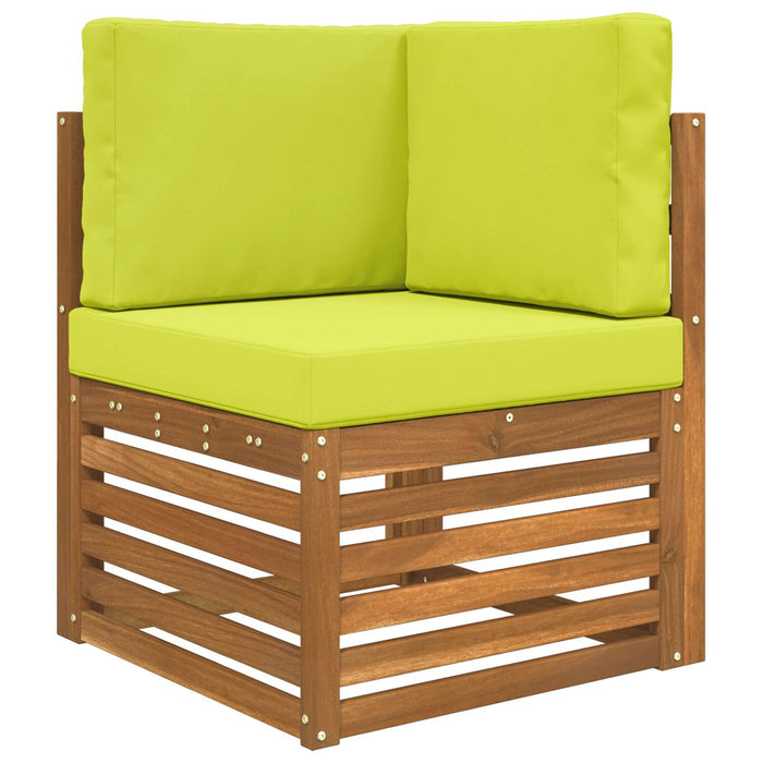 Perna pentru canapea de exterior 3 pcs Verde Poliester - WALTI WALTI
