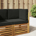 Perna pentru canapea de exterior 3 pcs Negru Poliester - WALTI WALTI