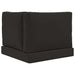 Perna pentru canapea de exterior 3 pcs Negru Poliester - WALTI WALTI