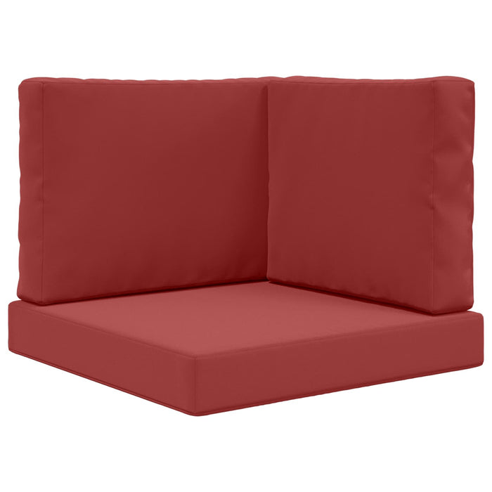 Perna pentru canapea de exterior 3 pcs bordo Poliester - WALTI WALTI