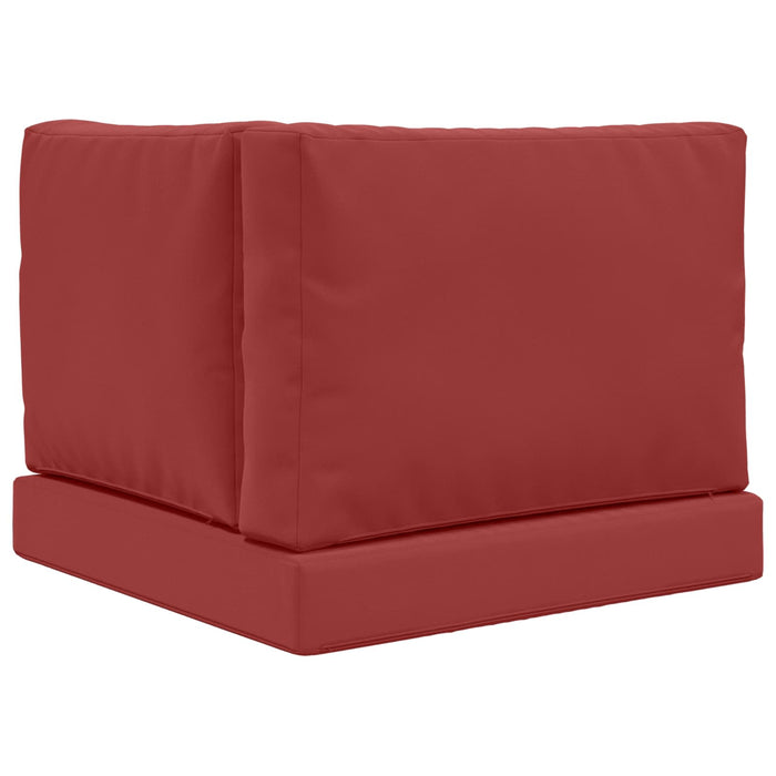 Perna pentru canapea de exterior 3 pcs bordo Poliester - WALTI WALTI