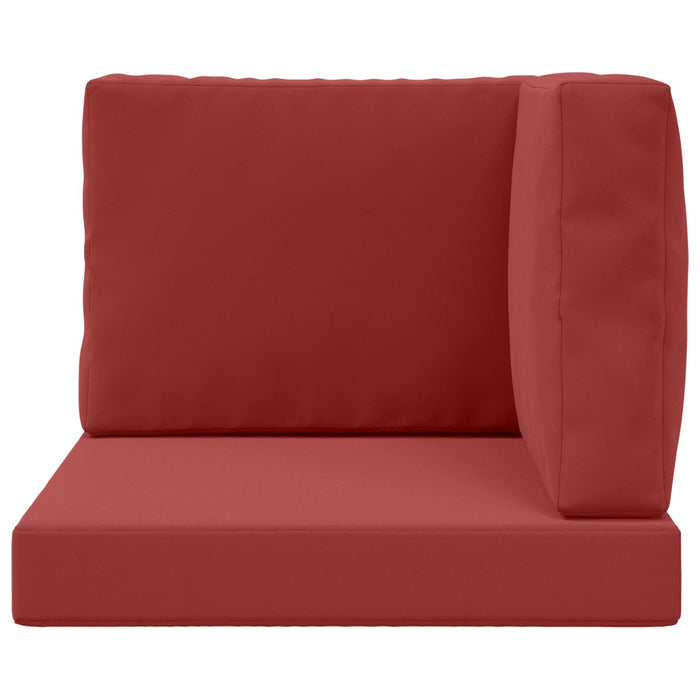 Perna pentru canapea de exterior 3 pcs bordo Poliester - WALTI WALTI