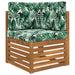 Perna pentru canapea de exterior 3 pcs Model cu frunze - WALTI WALTI