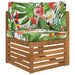 Perna pentru canapea de exterior 3 pcs colorat Poliester - WALTI WALTI