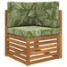 Perna pentru canapea de exterior 3 pcs Design cu frunze - WALTI WALTI