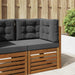 Perna pentru canapea de exterior 3 pcs Antracit Poliester - WALTI WALTI