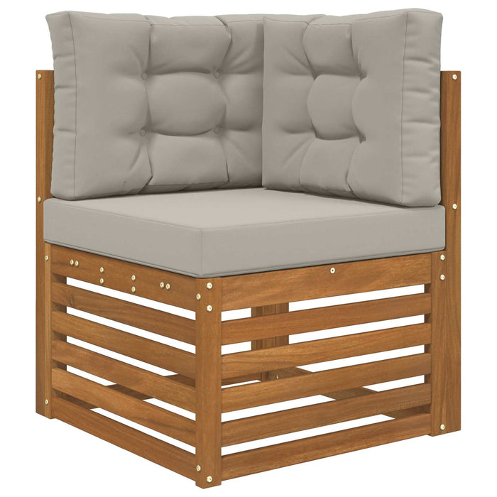 Perna pentru canapea de exterior 3 pcs Gri Poliester - WALTI WALTI