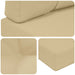 Perna pentru canapea de exterior 3 pcs Bej Poliester - WALTI WALTI