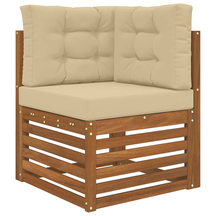 Perna pentru canapea de exterior 3 pcs Bej Poliester - WALTI WALTI