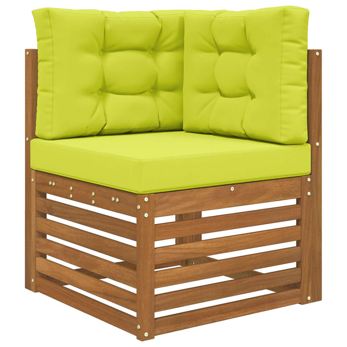 Perna pentru canapea de exterior 3 pcs Verde Poliester - WALTI WALTI