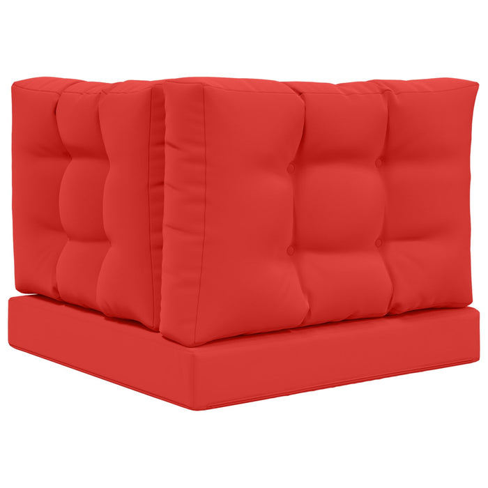 Perna pentru canapea de exterior 3 pcs Roșu Poliester - WALTI WALTI