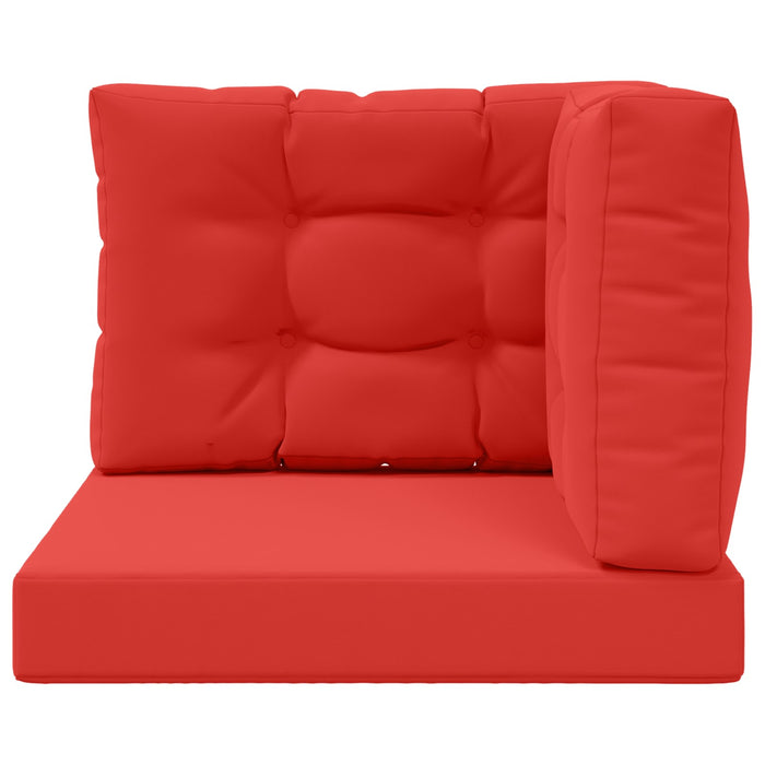 Perna pentru canapea de exterior 3 pcs Roșu Poliester - WALTI WALTI