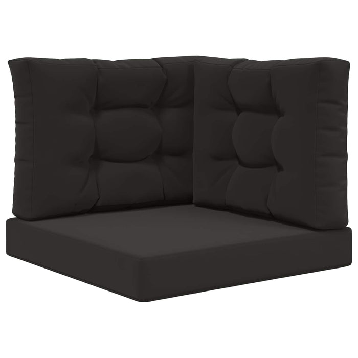 Perna pentru canapea de exterior 3 pcs Negru Poliester - WALTI WALTI