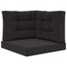 Perna pentru canapea de exterior 3 pcs Negru Poliester - WALTI WALTI