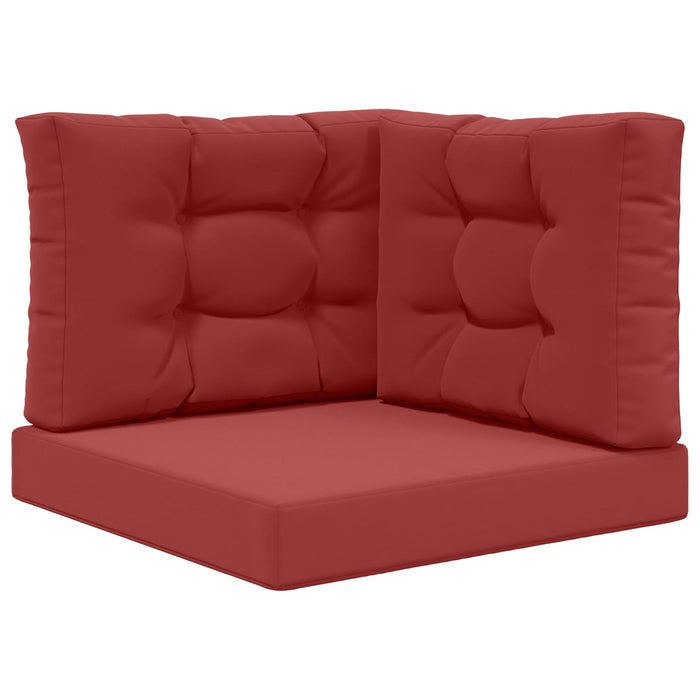 Perna pentru canapea de exterior 3 pcs bordo Poliester - WALTI WALTI