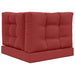 Perna pentru canapea de exterior 3 pcs bordo Poliester - WALTI WALTI