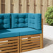 Perna pentru canapea de exterior 3 pcs Albastru regal Poliester - WALTI WALTI