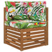 Perna pentru canapea de exterior 3 pcs colorat Poliester - WALTI WALTI
