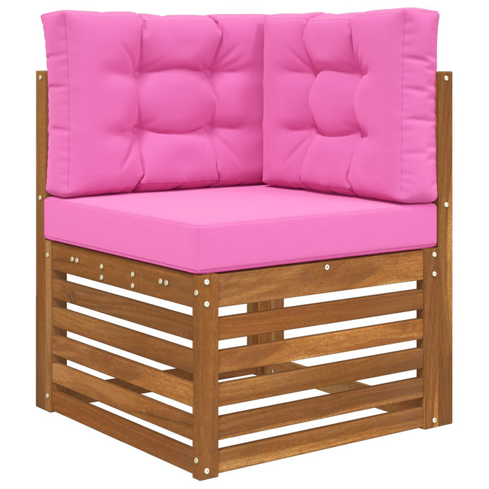 Perna pentru canapea de exterior 3 pcs Roz Poliester - WALTI WALTI