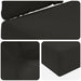 Perna pentru canapea de exterior 2 pcs Negru Poliester - WALTI WALTI