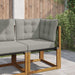 Perna pentru canapea de exterior 3 pcs Gri Poliester - WALTI WALTI