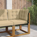 Perna pentru canapea de exterior 3 pcs Bej Poliester - WALTI WALTI