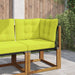 Perna pentru canapea de exterior 3 pcs Verde Poliester - WALTI WALTI