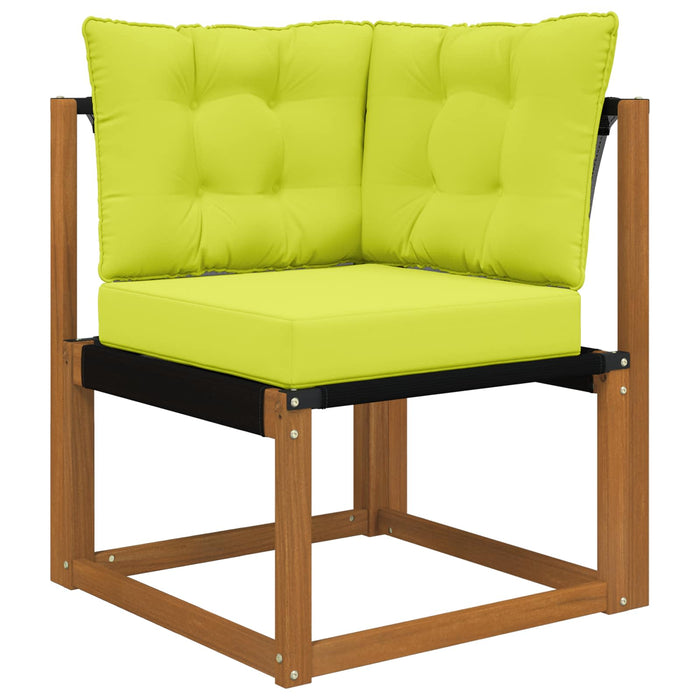 Perna pentru canapea de exterior 3 pcs Verde Poliester - WALTI WALTI
