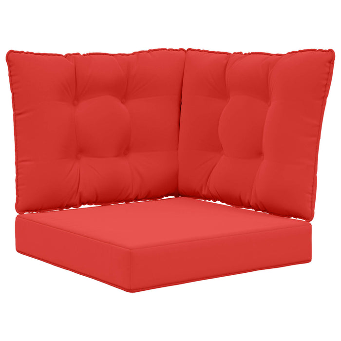 Perna pentru canapea de exterior 3 pcs Roșu Poliester - WALTI WALTI