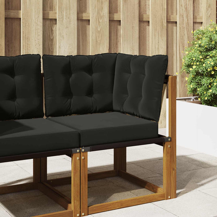Perna pentru canapea de exterior 3 pcs Negru Poliester - WALTI WALTI